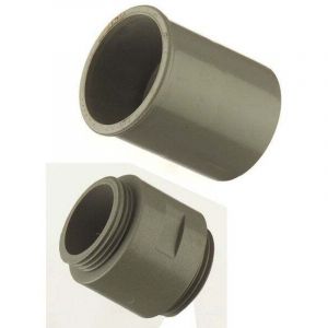 Manchon Prolongateur En Pvc &Agrave; Coller / &Agrave; Visser, M&acirc;le / M&acirc;le, D.40