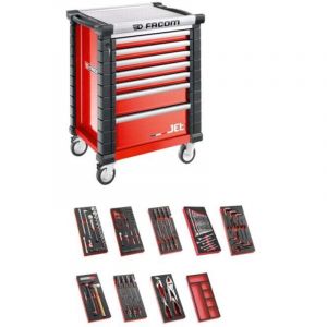 Chariot d'atelier Facom JET.7M3 avec 9 modules