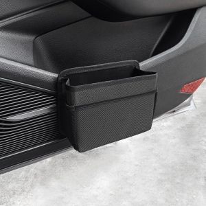 CCYKXA Poubelle de porte lat&eacute;rale de voiture, poubelle pliable pour si&egrave;ge arri&egrave;re de voiture, mini poubelle portable &agrave; suspendre pour int&eacute;rieur de