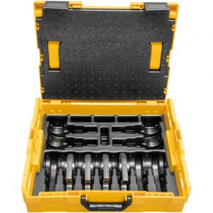 Set pinces &agrave; sertir Mini (M&acirc;choires) profil V 14+16+22+28 L-Boxx - Rems