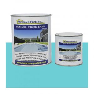 Peinture Piscine Epoxy - 2.5 Kg Turquoise Matpro