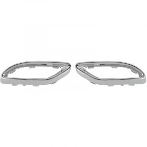 Couvercle d'embout d'&eacute;chappement chrom&eacute; brillant, garniture de remplacement pour mercedes-benz A B C E GLC classe cls W177 W247 W205 W213 X253