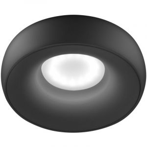 G.e.a.luce - Gea led gfa1171 gu10 led ip20 spot encastrable noir plafonnier rond en aluminium