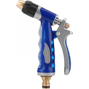 Pistolet de nettoyage en mousse pour lavage de voiture, outil d'arrosage de jardin, pistolet &agrave; eau haute pression (bleu)