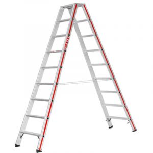 Matis&egrave;re - Escabeau double 2x12 marches - Hauteur max. de travail 4,3m - 8024/2X12