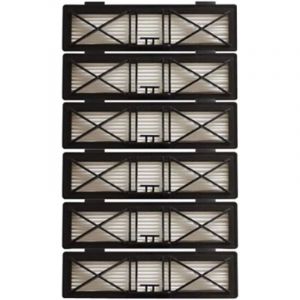 Lot de 6 filtres HEPA pour aspirateurs Neato Botvac D70, D75, D80 et D85, ainsi que pour les modèles Neato Botvac 75e, 80 et 85.
