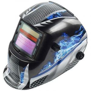 Masque de Soudage &agrave; Assombrissement Automatique Solaire, Casque de Protection pour Soudure &agrave; l'Arc et Sous Argon, Masque de Soudage Professionnel