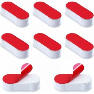 SNQ - Tampons Abattant wc 8 Pièces Patins Pare-chocs de Siège de Toilette Patins pour Abattant de Toilette pour Maison Hôtel Restaurant