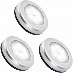 Veilleuse int&eacute;rieure &agrave; d&eacute;tecteur de mouvement, veilleuse led &agrave; d&eacute;tecteur de mouvement &agrave; piles pour escaliers, &eacute;clairage led, placard, armoire,