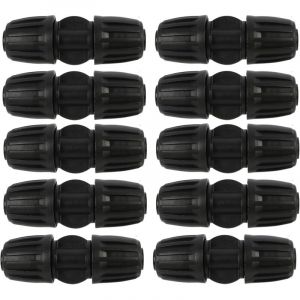 CCYKXA 10 pi&egrave;ces Connecteurs Droits pour Syst&egrave;me d'Irrigation Goutte &agrave; Goutte, Raccords pour Tuyau d'Eau PE de 16mm, Tuyau d'eau Goutte &agrave; Goutte