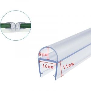 Joint Porte Douche, Joint Pare Baignoire, Joint Paroi De Douche, pour paroi en verre 6 mm/8 mm/10mm/12mm d'&eacute;paisseur de verre joint en joint de