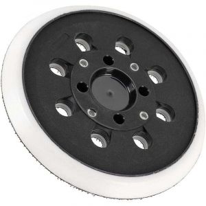 Plateau de pon&ccedil;age auto-agrippant de 125 mm compatible avec les ponceuses Bosch PEX 300 AE 400 AE 4000 AE 125 mm