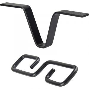 Clip de cha&icirc;ne de Pluie pour Adaptateur de goutti&egrave;re, carillons de Pluie en cuivre de Style V, Support de Tuyau de Descente, Crochet de connecteur,