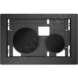 Tece - loop - Commande de chasse d'eau, sans couvercle sup&eacute;rieur, boutons : chrome mat 9240619