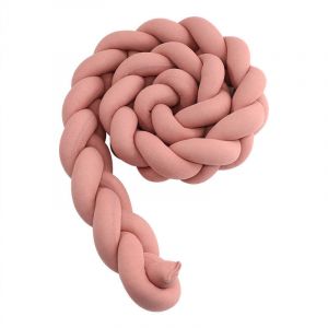 Tour de lit b&eacute;b&eacute;- 3 Tissage B&eacute;b&eacute; Coussin Serpent Tress&eacute; Pare - Choc Velours Protection lit Bumper P&eacute;pini&egrave;re pour Les Nouveau-N&eacute;s Lit Chambre D&eacute;cor
