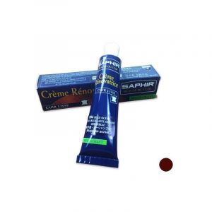 Cirage Crème Rénovatrice Saphir tube 25 ml Base rouge feu