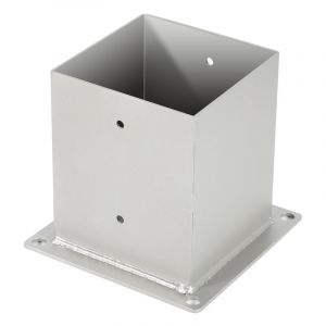 Pied de poteau carré carré à boulonner Pergola Pied de poteau Poteaux De Clôture 4 pièces 8080mm - Einfeben