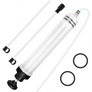 Seringue d'aspiration d'huile de 500ml, extracteur de seringue avec 100m suppl&eacute;mentaire et 2 tubes de seringue d'aspiration d'huile paire de