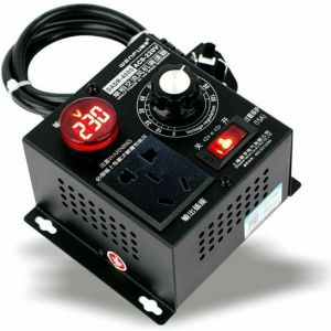 Variateur de lumière, Régulateur de Tension SCR AC 220V 9A 4000W pour Moteur, Ventilateur, Contrôle de Vitesse