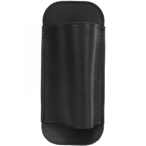 &Eacute;tui &agrave; couteau en cuir Crazy Horse, finitions soign&eacute;es, porte-couteau horizontal &eacute;l&eacute;gant, id&eacute;al comme cadeau, noir.