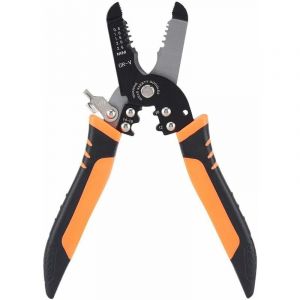 Jusch - Denudeur Fil Electrique, Pince a Denuder Automatique pour Câble, Pince à dénuder pour dénuder sertissage serrage outil de coupe