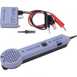 Kit Testeur de Traçage de Câble Réseau, Testeur de Circuit Traceur avec Indication Sonore et Visuelle, Kit Générateur de Tonalités pour Téléphone,