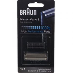 Braun - 65424781 - Combi-pack 424 - Recharge grille + couteaux pour rasoirs