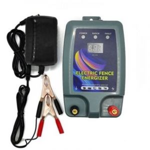 Cl&ocirc;ture &eacute;lectrique de 5 km, cl&ocirc;ture &eacute;lectrique solaire pour animaux, cl&ocirc;ture &eacute;lectrique pour animaux, contr&ocirc;leur d'&eacute;levage &eacute;lectrique