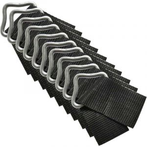 Boucle Triangle Trampoline, 10pcs Anneaux Triangle Boucle V-Rings, Haute R&eacute;sistance &agrave; l'&eacute;rosion Boucle Triangle en m&eacute;tal pour R&eacute;paration de