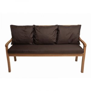 Coussins pour banc ext&eacute;rieur 140x50x7/3x50x56cm, Coussins pour Banquette de jardin Marron, Coussins pour banc 3 places, Coussin pour balancelle
