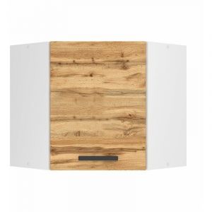 Meuble Haut Cuisine SGN60 i Meubles de Cuisine - Mural, Rangements, 1 Porte i Taille: 60 x 60 x 58 cm i Armoire Murale d'angle avec Poign&eacute;e en M&eacute;tal