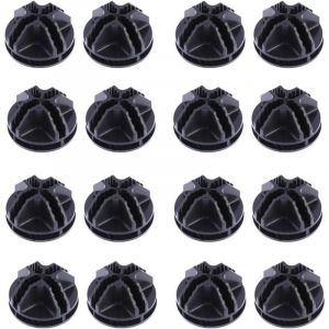 Mezheng - Lot de 20 Fils Cube Plastique Connecteurs pour Cubes de Rangement Rayonnage et Armoire modulaire Organiseur Dressing Fermoir Boucle Clip