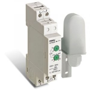 Perry - 1IC7053N interrupteur cr&eacute;pusculaire sonde externe, blanc