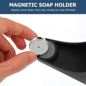 Lot de 6 plaques de rechange pour porte-savon avec aimant, porte-savon magn&eacute;tique qui se presse facilement dans tous les savons, convient pour