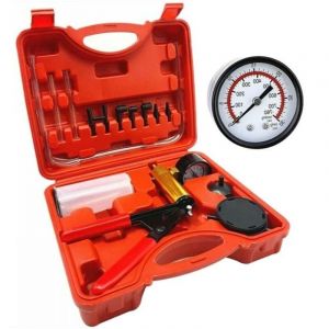 Kit Pompe a Vide Purge Liquide de Frein Vidange Manuelle Moto Voiture, Outil de Testeur de Pompe Pression et Dpression Purgeur Liquide de Frein et