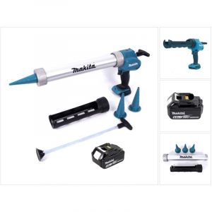 Makita DCG 180 G1X Pistolet &agrave; cartouche sans fil 18 V 300 / 600 ml + 1x batterie 6,0 Ah - sans chargeur