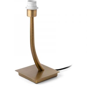 Faro Barcelona - Faro Rem - Lampe de table 1 lumière or antique - abat-jour non inclus, E27