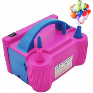 Beijiyi - Pompe à Ballon Electrique, Gonfleur Ballon Electrique avec Double Buse Pompe à Ballon Portable, Décoration de Ballon pour Décoration de Noël