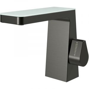 Bernstein - Robinet mitigeur pour lavabo ou vasque NT7320 effet cascade - noir mat, gun métal ou blanc mat Bronze à canon