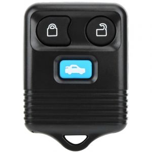 Jeffergarden Cl&eacute; intelligente sans cl&eacute; &agrave; t&eacute;l&eacute;commande sans cl&eacute; de voiture &agrave; 3 boutons 433Mhz pour Ford Transit MK6 2000-200