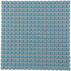 Decoon - Mosa&iuml;que Verre - Bleu - 30 x 30 cm - Carr&eacute;s