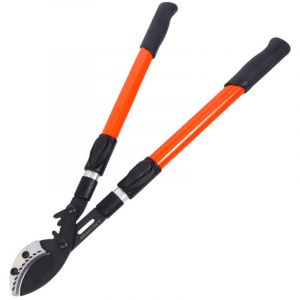 Coupe Branches à Crémaillère - Télescopique à Cran - Coupe Branches Aluminium - Cisaille Coupe Branches Professionnel