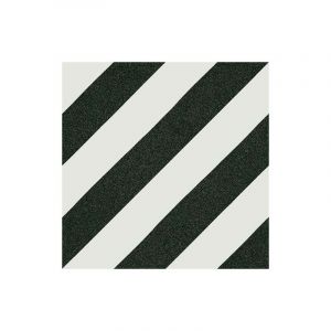 Vives Azulejos Y Gres - Carreau style ciment rayure noire 20x20 cm goroka Grafito - 1m²