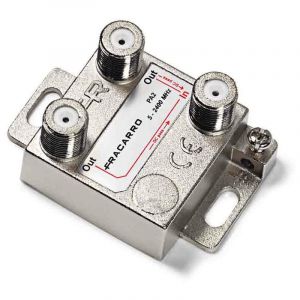 Séparateur vertical 1 voie avec connecteur F Bande TV par satellite Fracarro 280712