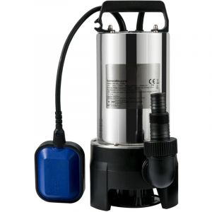Mophorn Pompe &agrave; eau submersible, 1100 W 20 000 L/H, avec cordon de 10 m et interrupteur &agrave; flotteur automatique, portable en acier inoxydable pour eau