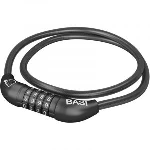 Zr 313 Antivol à câble spiralé noir fermeture à combinaison X580892 - Basi