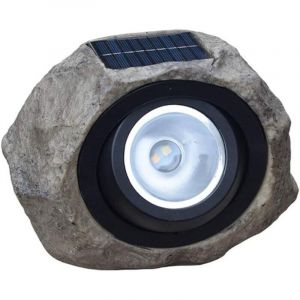 Lampe en Pierre Solaire Exterieur, LED Lampe de Solaire Jardin Lampe en pierre d&eacute;corative Blanc chaud Solaire Projecteur &eacute;tanche pour Pelouse Chemin