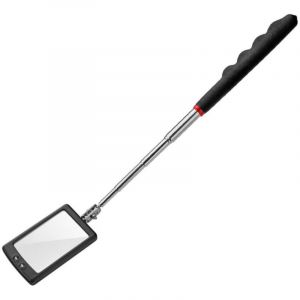 Miroir D'inspection de M&eacute;canicien Automobile, Miroir D'inspection T&eacute;lescopique &eacute;clair&eacute; par LED Pivotant &agrave; 360 Degr&eacute;s pour la R&eacute;paration de M&eacute;canique