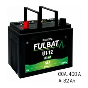 Batterie tondeuse autoportée 12V - 32Ah / cca: 400 a, + à gauche