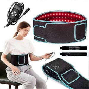 Ceinture de luminoth&eacute;rapie infrarouge rouge, appareil de luminoth&eacute;rapie infrarouge 650-850 nm pour le soulagement de la douleur, la r&eacute;cup&eacute;ration